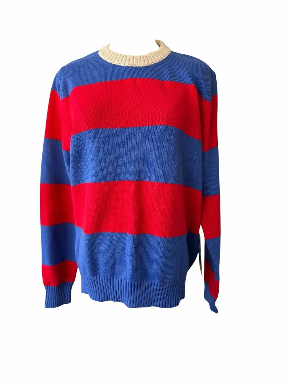 A1-21 Trovata Birds of Paradis Barbara Sweater Red/Blue Size M
